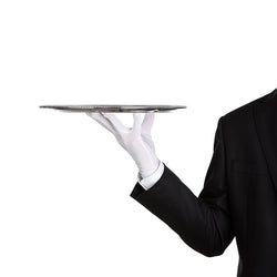 KARLOWSKY | Rękawica do serwowania - biała