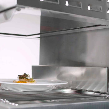 Elektryczny piekarnik do pity/ salamander gastronomiczny - 6 kW - 220 V - Sterowanie elektroniczne - Prime Gastro