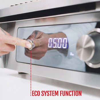 Elektryczny piekarnik do pity/ salamander gastronomiczny - 6 kW - 220 V - Sterowanie elektroniczne - Prime Gastro