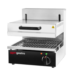 Elektryczny piekarnik do pity/ salamander gastronomiczny SPEZIAL - 2,8 kW - 220 V - elementy grzewcze z regulacją wysokości