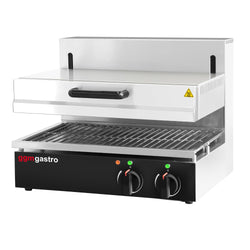 Elektryczny piekarnik do pity/ salamander gastronomiczny SPEZIAL - 4,6 kW - 230 V - elementy grzewcze z regulacją wysokości