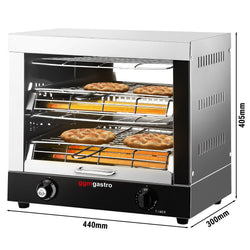 Elektryczny piekarnik do pity/ salamander gastronomiczny - 3,6 kW - 230 V