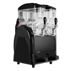 Maszyna do slushu - 2x 12 litrów - Czarny