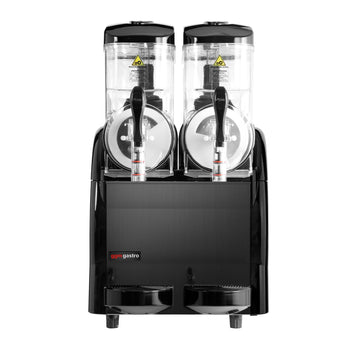 Maszyna do slushu - 2x 12 litrów - Czarny - Prime Gastro