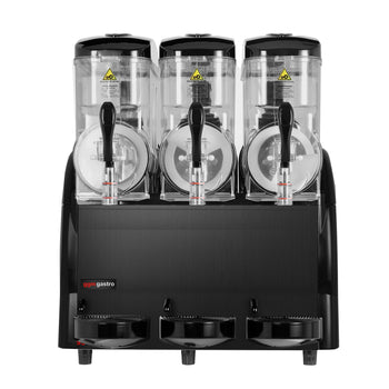 Maszyna do slushu - 3x 12 litrów - Czarny - Prime Gastro