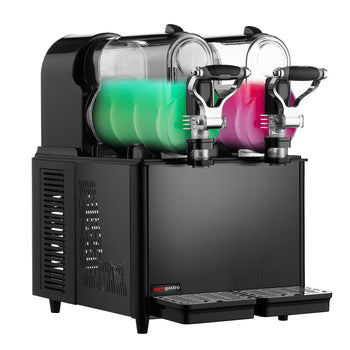 Maszyna do slushu - 2 x 3 litry - czarny - Prime Gastro