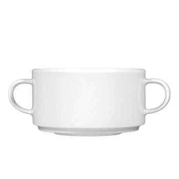 (6 sztuk) SELTMANN WEIDEN | Kubek do zupy - 0,27 litra - biały/gładki - Prime Gastro