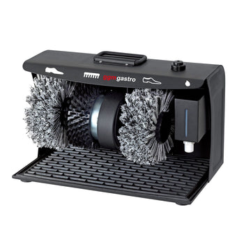 Maszyna do nabłyszczania obuwia - 120 W - 2 szczotki do polerowania i 1 szczotka do czyszczenia - Prime Gastro