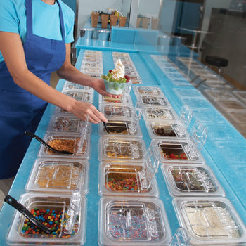 (12 szt.) CAMBRO | CAMWEAR® - Poliwęglanowa łyżka do sałatek - 205 mm - Czarna - Prime Gastro