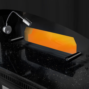 Gazowy kamienny piec do pizzy - 6x 30cm - Cyfrowy - Obrotowy - Prime Gastro