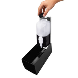 AIR - WOLF | Środek do czyszczenia desek sedesowych z czujnikiem - 500 ml - stal nierdzewna matowa czarna