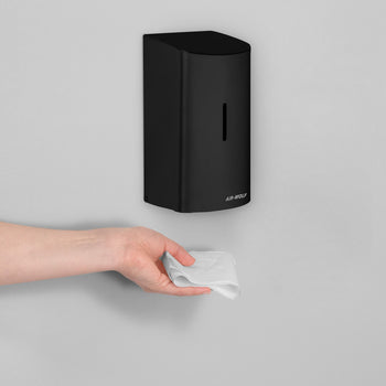AIR-WOLF | Środek do czyszczenia desek sedesowych z czujnikiem - 500 ml - stal nierdzewna matowa czarna - Prime Gastro