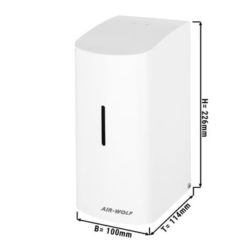 AIR-WOLF | Środek do czyszczenia desek sedesowych z czujnikiem - 500 ml - Stal nierdzewna biały - Prime Gastro