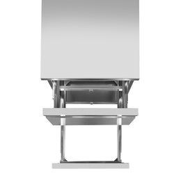 Szafka z szufladami - stal nierdzewna - 400x560mm - 2 szuflady