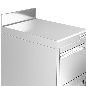 Szafka szufladowa PREMIUM - z 4 szufladami i panelem tylnym - 400x600mm - Prime Gastro