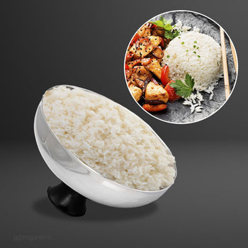 (4 sztuki) Porcjoner ryżu ze stali nierdzewnej - Ø 80 mm - Prime Gastro