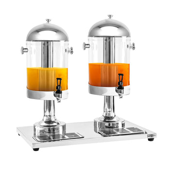 Dozownik soku - 2x 7,5 litra - stal nierdzewna - Prime Gastro