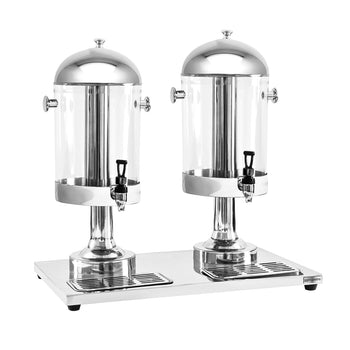 Dozownik soku - 2x 7,5 litra - stal nierdzewna - Prime Gastro