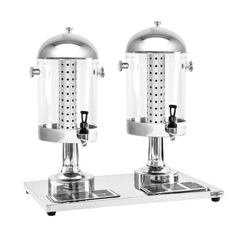 Dozownik soku - 2x 7,5 litra - stal nierdzewna - Prime Gastro