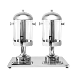 Dozownik soku - 2x 7,5 litra - stal nierdzewna