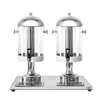 Dozownik soku - 2x 7,5 litra - stal nierdzewna - Prime Gastro