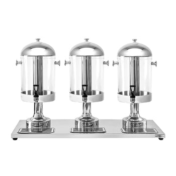 Dozownik soku - 3x 7,5 litra - stal nierdzewna - Prime Gastro