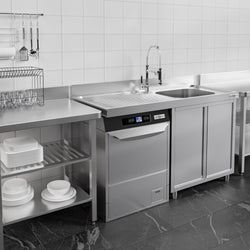 Szafka zlewozmywakowa dla zmywarki do naczyń - 1400x600 mm - z 1 zlewem po prawej stronie
