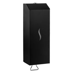 Dozownik mydła z dźwignią - 1000 ml - Stal nierdzewna - Czarny