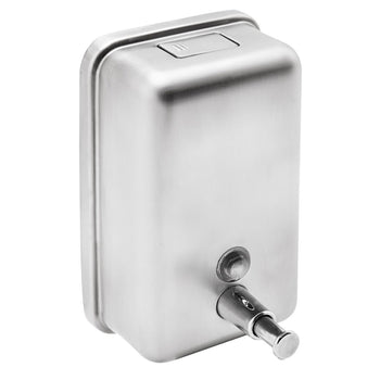 Dozownik mydła z przyciskiem - 1000 ml - stal nierdzewna - Prime Gastro