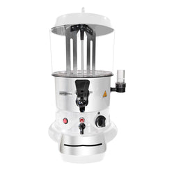 Dozownik kakao do gorącej czekolady – 9 litrów – biały/srebrny