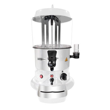 Dozownik do czekolady / Salep - 9 litrów - biały/srebrny - Prime Gastro