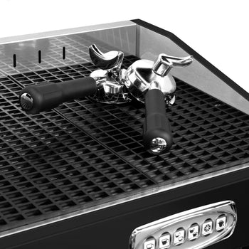 Ekspres z portafiltrem "Eminence" - 3 grupy - włącznie z systemem wstępnej infuzji - czarny - Prime Gastro