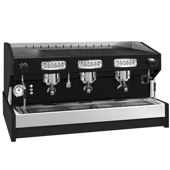 Ekspres z portafiltrem "Eminence" - 3 grupy - włącznie z systemem wstępnej infuzji - czarny - Prime Gastro