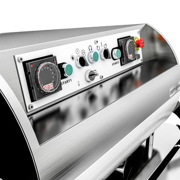 Mikser spiralny do ciasta piekarniczego - 368 litrów / 250 kg - 2 prędkości - ze stałą dzieżą - 2 silniki - Prime Gastro