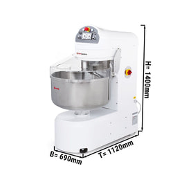 Mikser do ciasta piekarniczego - 131 litrów / 80 kg - 2 prędkości - z przedłużonymi ramionami