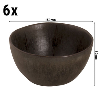 (6 sztuk) TAMA - Miska - Ø 15 cm - Niebieski - Prime Gastro