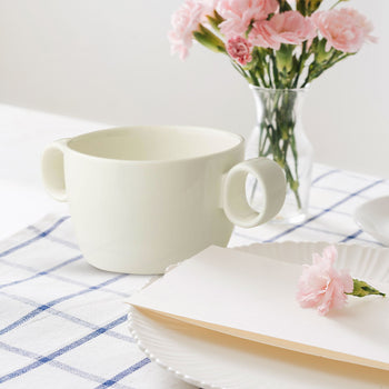 (6 sztuk) LUX - Kubek na zupę Maastricht - 300ml - kość słoniowa - Prime Gastro