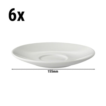 (6 sztuk) BART - Spodek do zupy - Ø 155 mm - kość słoniowa - Prime Gastro