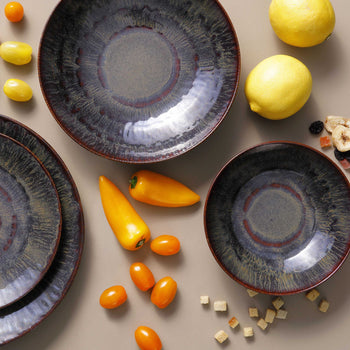 (4 sztuki) VITTORIA - Miska - Ø 240 mm - Brązowa - Prime Gastro