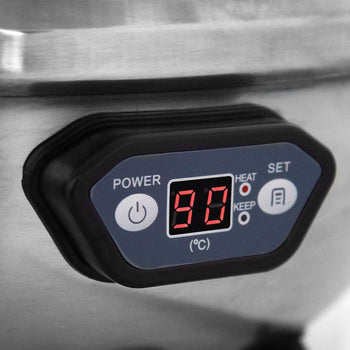 Podgrzewacz do zupy - 9 litrów - Cyfrowy - Stal nierdzewna - Prime Gastro