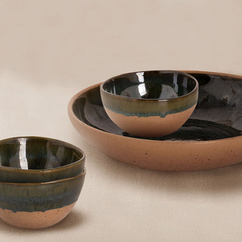 (6 sztuk) WISTERIA - Miska - Ø 16 cm - Zielony/beżowy - Prime Gastro