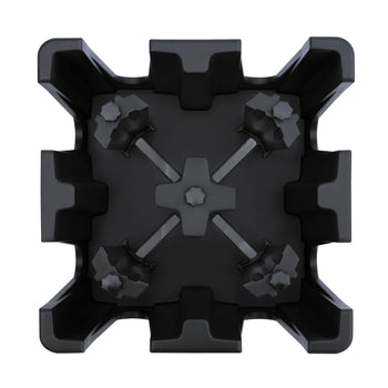 Dozownik talerzy - nieogrzewany - z kółkami & 4 regulowanymi przegrodami - 180 - 400 talerzy - Prime Gastro