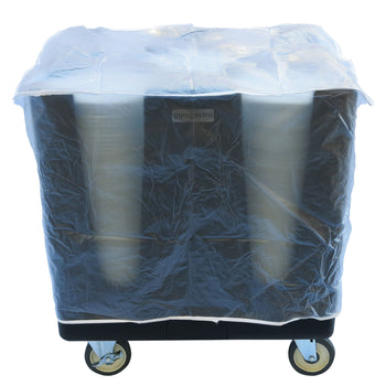 Dozownik talerzy - nieogrzewany - z kółkami & 4 regulowanymi przegrodami - 180 - 400 talerzy - Prime Gastro