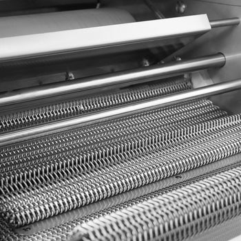 Wałkownica do ciasta piekarniczego - do ciasta na pizzę i chleb - 2 cylindry - 550 W - do 2500 szt./godz. - Prime Gastro