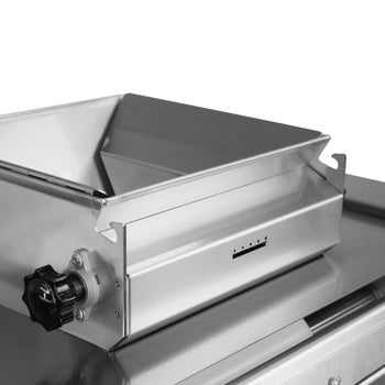 Wałkownica do ciasta piekarniczego - do ciasta na pizzę & chleb - 4 cylindry - 550 W - do 3000 szt./godz. - Prime Gastro