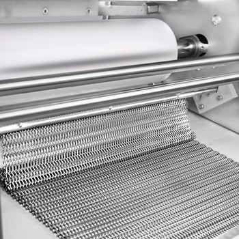 Wałkownica do ciasta piekarniczego - do ciasta na pizzę & chleb - 4 cylindry - 550 W - do 3000 szt./godz. - Prime Gastro