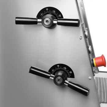 Wałkownica do ciasta piekarniczego - do ciasta na pizzę & chleb - 4 cylindry - 550 W - do 3000 szt./godz. - Prime Gastro