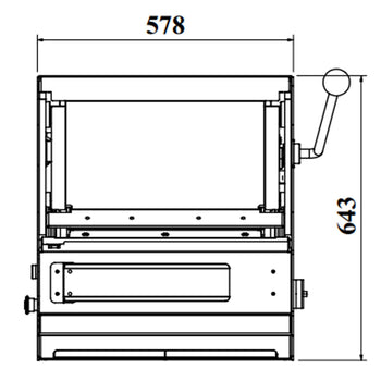 Krajalnica do chleba stołowa - grubość kromki 10 mm - 370 W - Prime Gastro