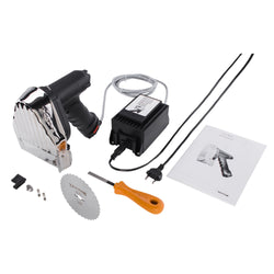 TANDIR® | Nóż do kebaba II 100 - włącznie z 2 nożami, kamieniem do ostrzenia, kablem i zasilaczem stołowym