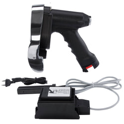 TANDIR® | Nóż do kebaba II 140 - włącznie z 2 nożami, kamieniem szlifierskim, kablem & zasilaczem stołowym